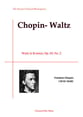 Waltz in B minor, Op. 69, No. 2 piano sheet music cover